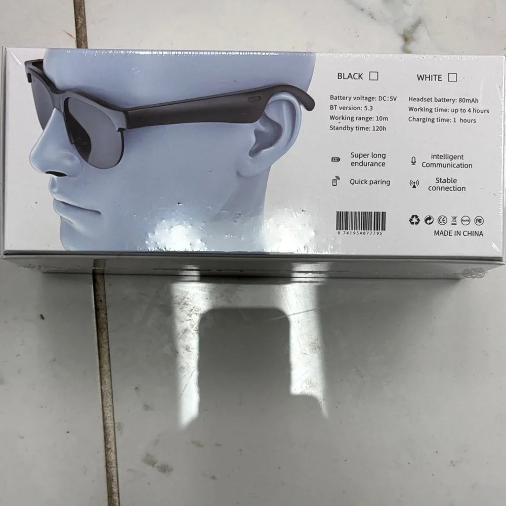 Wireless Audio Glasses - Black